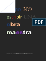 Como NO Escribir Una Obra Maestra21