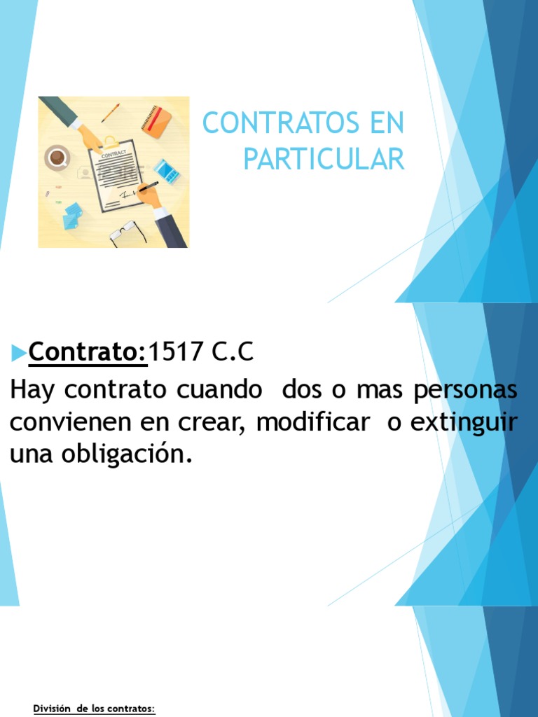Contratos en Particular | PDF | Derecho empresarial | Jurisprudencia
