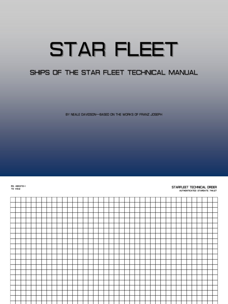 Star Trek Starfleet Technical Manual: Training Command Starfleet