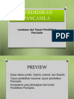 Landasan Dan Tujuan Pendidikan Pancasila