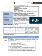 4° Sesión #4 - Exp - Apr 5 - Escribimos Nuestro Ensayo Argumentativo