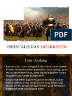 Orientalis Dan Misi Kristen