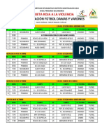 Progrmación de Partidos Oficial