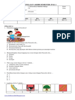 Soal Pas Kelas 6 Tema 1