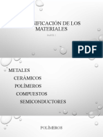 Clasificación de Los Materiales Parte 2