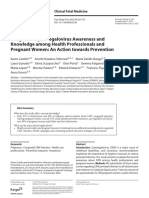 Congenital Cytomegalovirus Awareness and Knowledge Among Health Professionals and Pregnant Women: An Action Towards Prevention