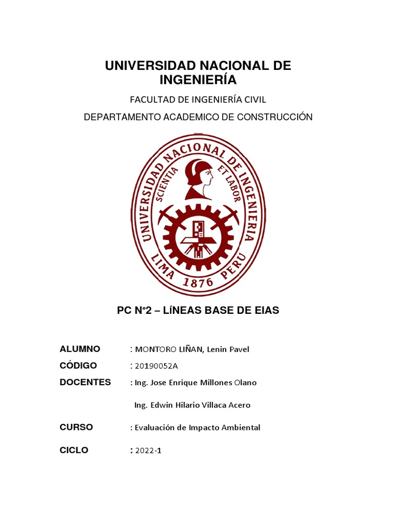 Líneas Base de EIA en Proyectos Ambientales | PDF