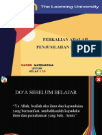 Media PPT PERKALIAN SEBAGAI PENJUMLAHAN BERULANG Edit