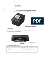 Different printer types explained