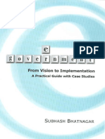 Subhash Bhatnagar - E-Government - From Vision To Implementation - A Practical Guide With Case Studies-SAGE Publications Pvt. LTD (2004)