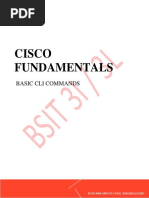 Cisco CLI Commands Fundamentals