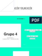 Actividad 1. - Grupo 4 - Mapa Conceptual - Planeación y Objetivos