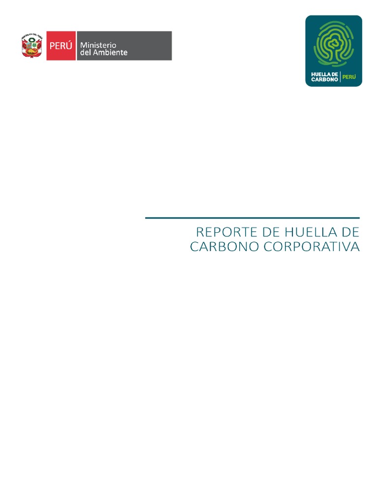 Reporte de Huella de Carbono 2018 | PDF | Gases de efecto invernadero ...