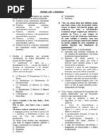 Atividade Sobre o Simbolismo