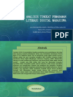 Analisis Tingkat Pemahaman Digital Mahasiswa