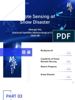 Remote Sensing of Snow Disaster - Part 2