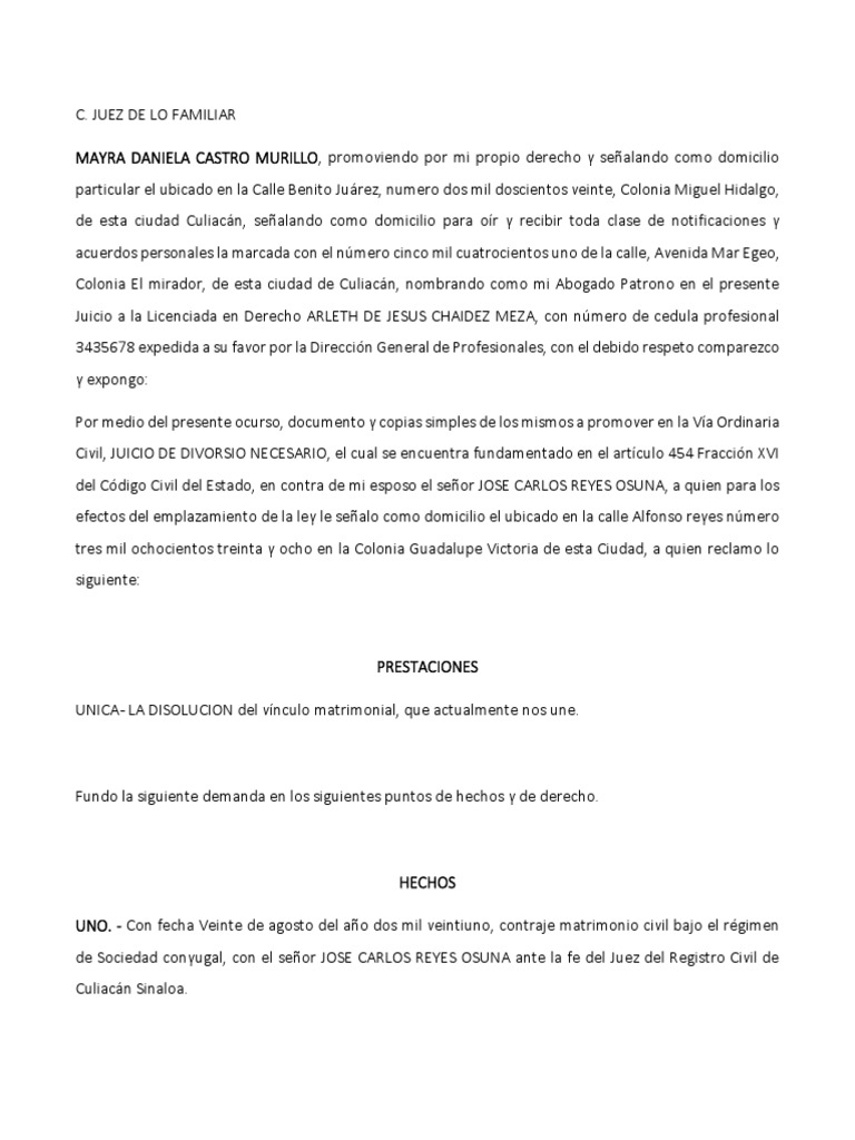 Demanda Civil | PDF