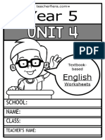 Y5 Unit 4 Worksheets 1