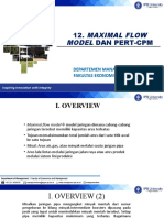 Metkuan 8b - Maximal Flow Model - CPM PERT - KUL
