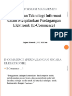 SIM (Menggunakan Teknologi Informasi Dalam Menjalankan Perdagangan Elektronik (E-Commerce) )