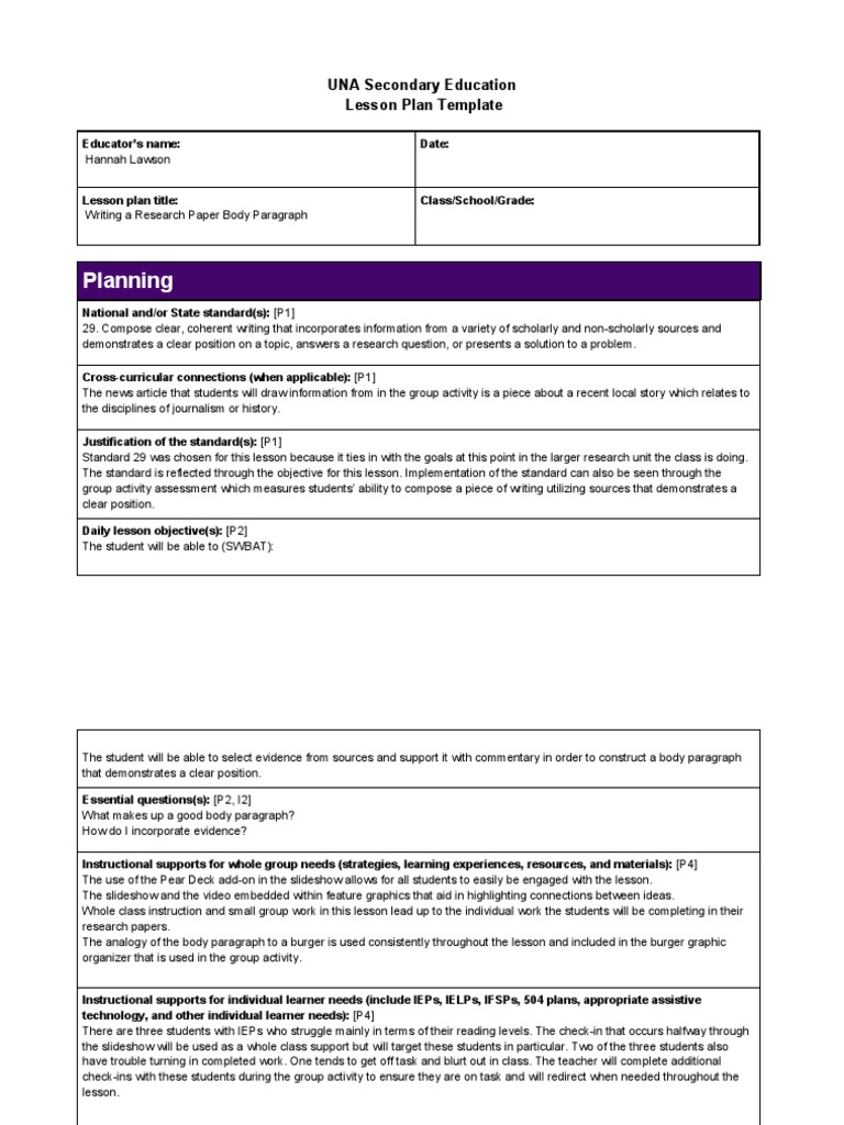 477 Immersion Lab Lesson Plan PDF