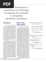 Castracao Em Animais de Producao - Verdades e Crendices