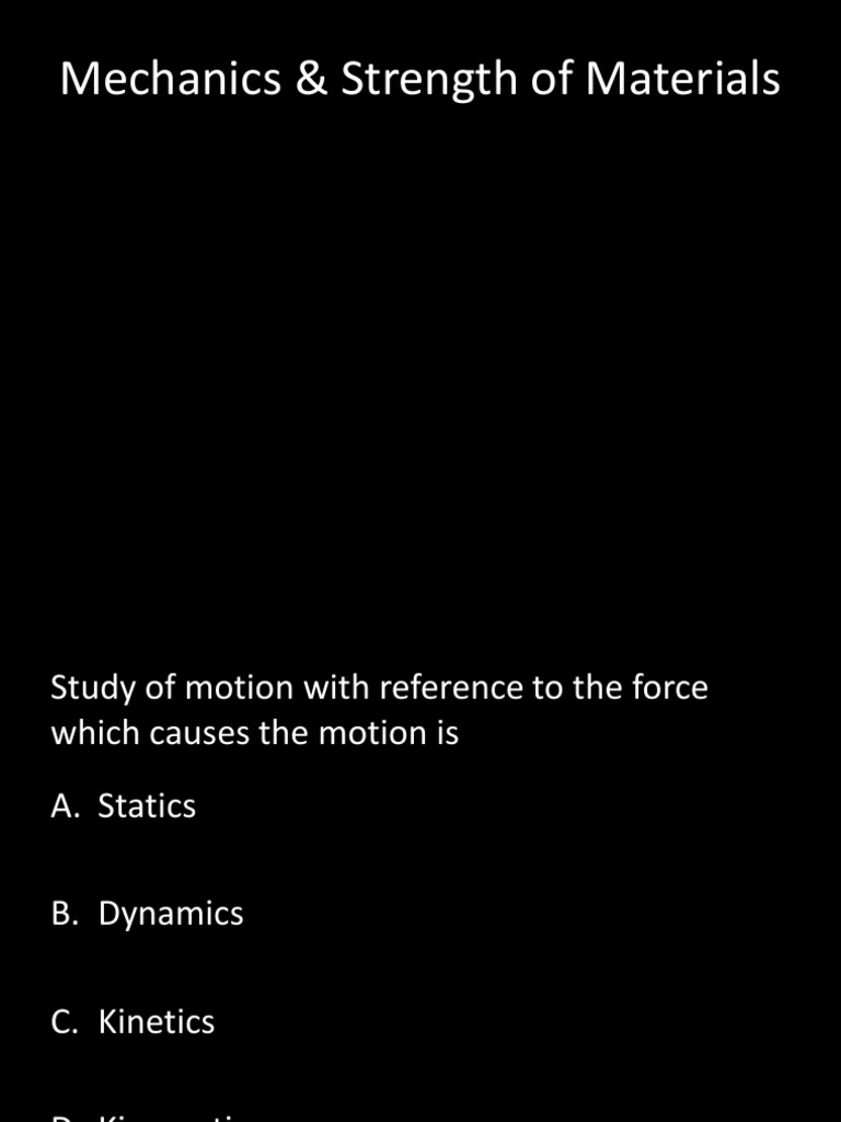 Mechanics of Motion and Forces | PDF | Young's Modulus | Elasticity ...