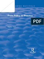 (Routledge Revivals) Martin Rein - From Policy To Practice-Routledge (2017)