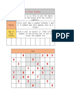 How to Play and Solve Sudoku Puzzles