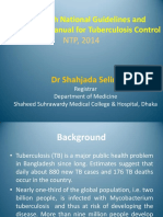 Bangladesh National Guidelines and Operational Manual For Tuberculosis Control