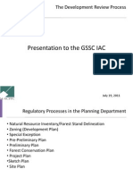 Presentation To The GSSC IAC: The Development Review Process