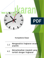 Presentasi Matematika Kelas Xi Lingkaran