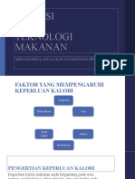 Nutrisi Dan Teknologi Makanan