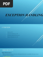 Exception Handling PPT