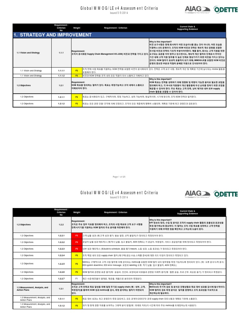 MMOG LE V4.0 Korean | PDF