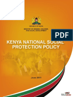 Kenya National Social Protection Policy