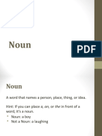 Noun Notes PPT