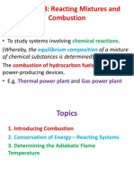 Chapter 13 Reacting Mixtures and Combustion