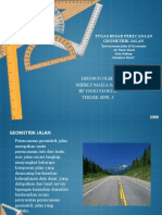 Tugas Besar Perecanaan Geometrik Jalan: Disusun Oleh Sherly Maiza Sani BP 19101154330120 Teknik Sipil 3