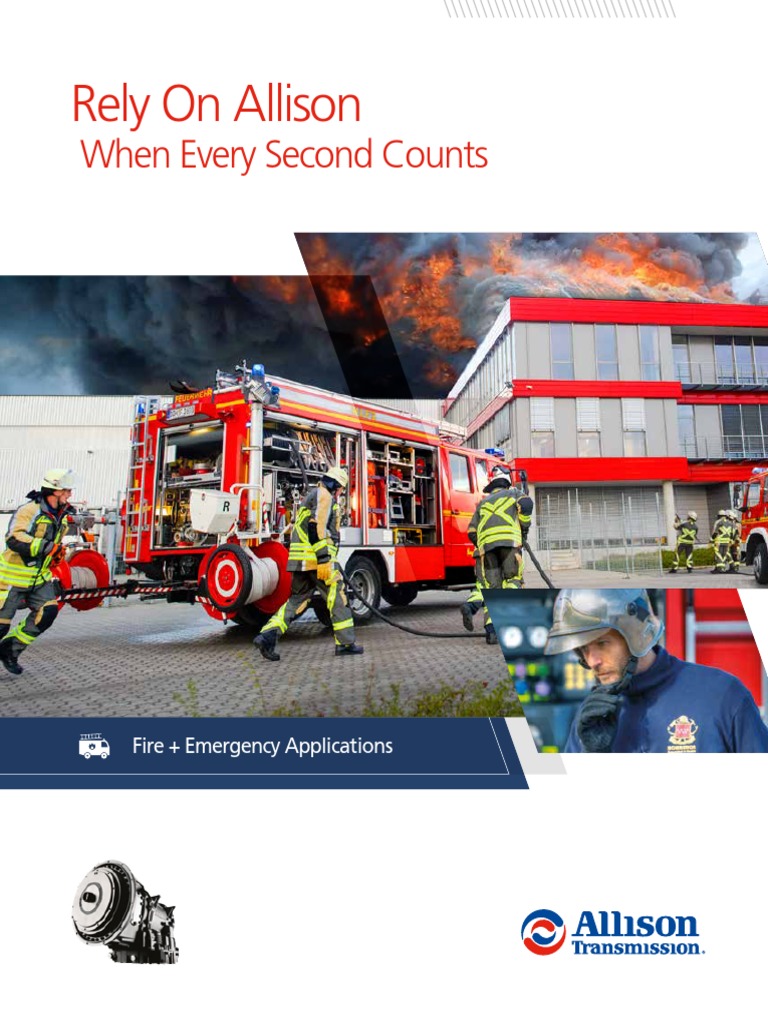 Fire Emergency Allison PDF Automatic Transmission Manual Transmission