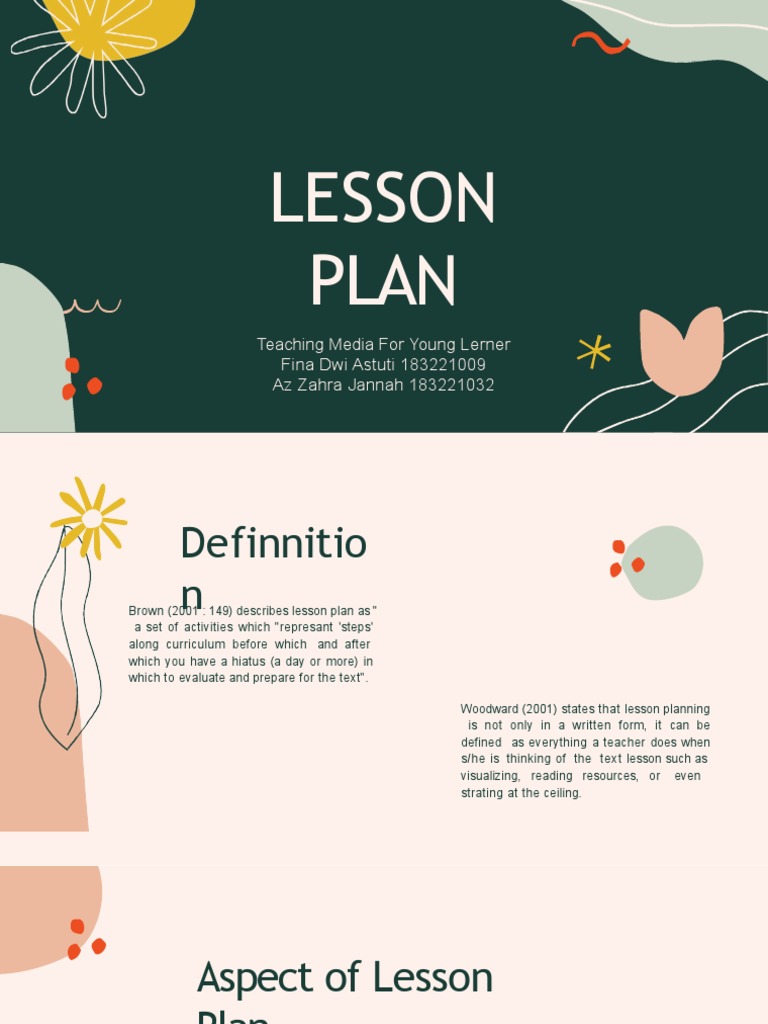 Lesson Plan Guide for Young Learners | PDF