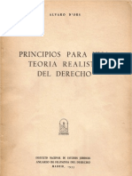 Álvaro D'ors, Principios para Una Teoría Realista Del Derecho.
