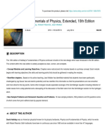 Wiley - Fundamentals of Physics, Extended, 10th Edition - 978-1-118-54787-8