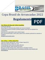Copa Brasil de Arrancadas Regulamento 2022 1