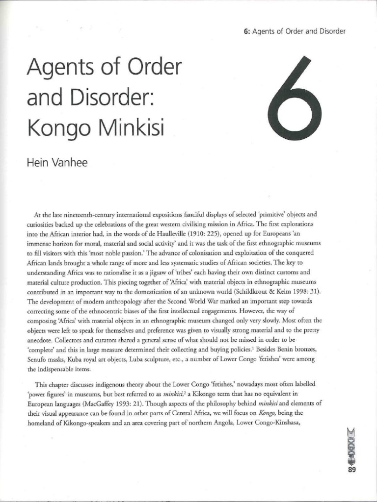 Agents of order and disorder kongo minki pdf