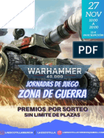 Evento Zona de Guerra Murcia 27 Noviembre