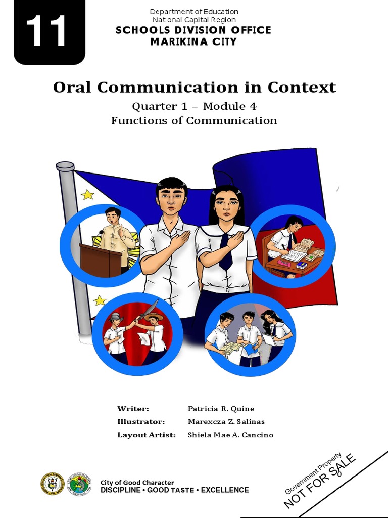 Oral com q1 module 4 functions of communication pdf