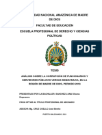 Universidad Nacional Amazónica de Madre de Dios Facultad de Educación Escuela Profesional de Derecho Y Ciencias Políticas