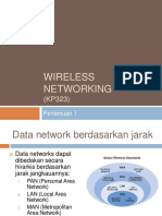 Wireless Networking-Pertemuan01 - Ver01