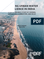Urban - Water Resilience INDIA 2021 ORF